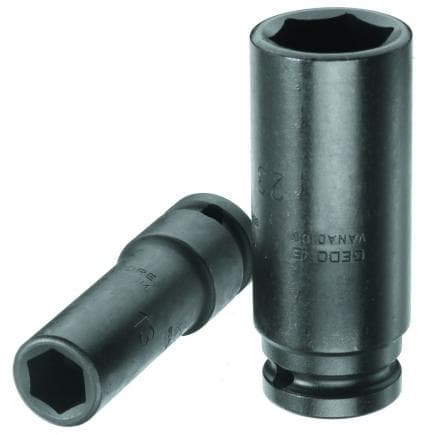 GEDORE 6163380 - Douille impact longue 1/2'' hexagonale métrique