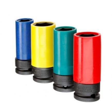 GEDORE 2790831 - Jeu de douilles à choc longues 1/2'' avec manchon de protection (4 pcs.)