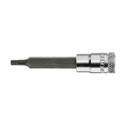 GEDORE 1933272 - Clé à douille longue 1/4'' pour vis à intérieur hexagonal métrique