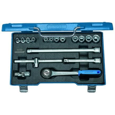 GEDORE 6235980 - Jeu de douilles 3/8'' (17 pcs.)