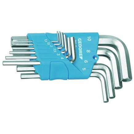 GEDORE 1505408 - Jeu de clés Allen métriques avec support (10 pcs.)