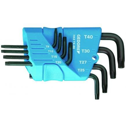 GEDORE 1531417 - Jeu de clés Allen Torx® avec support (9 pcs.)