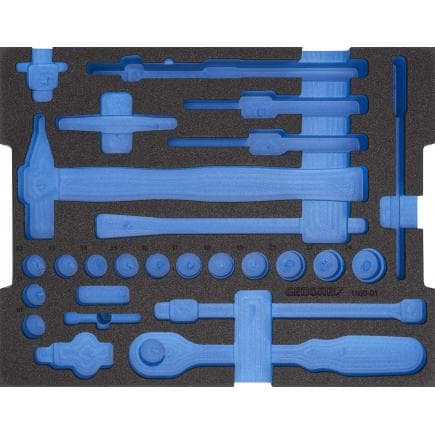 GEDORE 2690055 - Module mousse 2/2 L-BOXX® 136 vide
