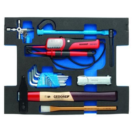GEDORE 2940604 - Kit d'outils sanitaires en mallette (23 pcs.)