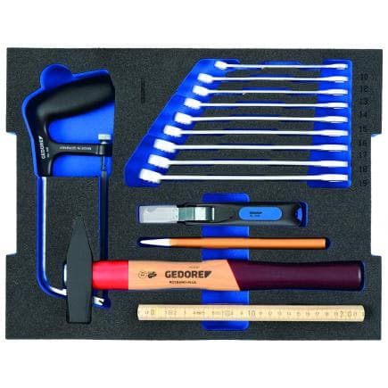 GEDORE 2835967 - Ensemble d'outils de plateau pour apprentis (14 pcs.)