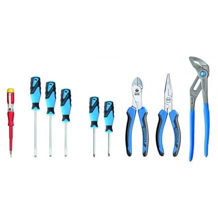 GEDORE 2836211 - Jeu de pinces et de tournevis pour la planche à outils ET-1100 W (9 pcs.)