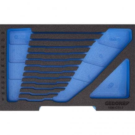 GEDORE 2836076 - Module de mousse vide pour kit d'aspiration universel (13 pcs.)