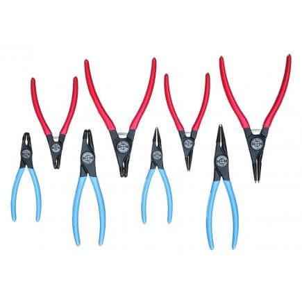 GEDORE 1692275 - Jeu de pinces pour anneaux élastiques en coffret (8 pcs.)