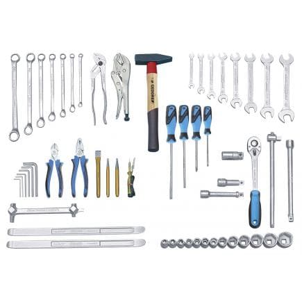 GEDORE 6607010 - Jeu d'outils métriques (68 pcs.)