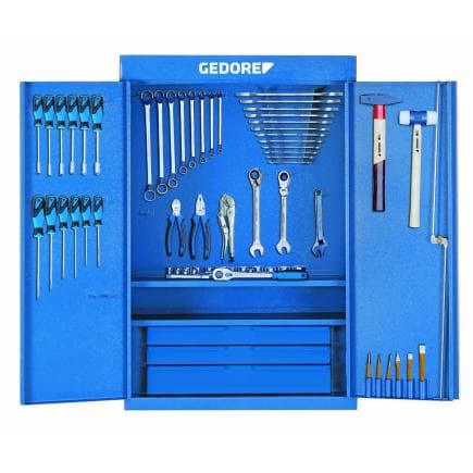 GEDORE 6613250 - Armoire avec assortiment S 1 400 (100 pcs.)