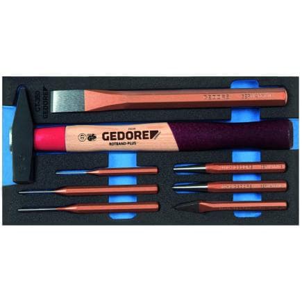 GEDORE 2309041 - Jeu de marteau et burin dans le module Check-Tool
