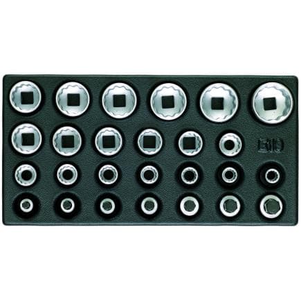 GEDORE 1899694 - Jeu de clés à douilles 1/2'' avec profil UD dans le module ES