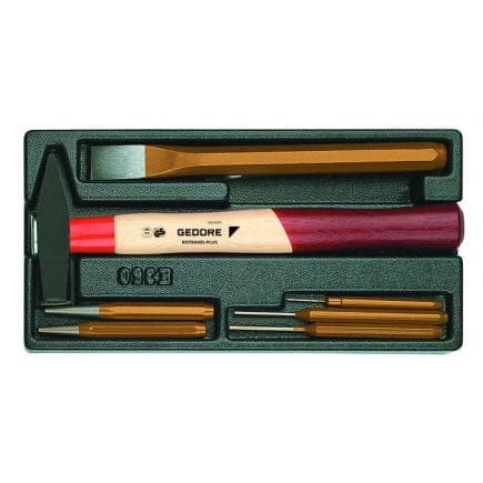 GEDORE 6613760 - Placer le marteau et les burins dans le module ES