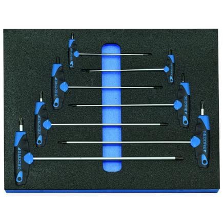 GEDORE 2016567 - Jeu de clés Allen dans le module d'outil CT (7 pcs.)