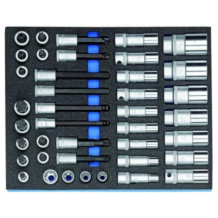 GEDORE 2016516 - Jeu de douilles 1/2'' dans le module d'outils CT (40 pcs.)