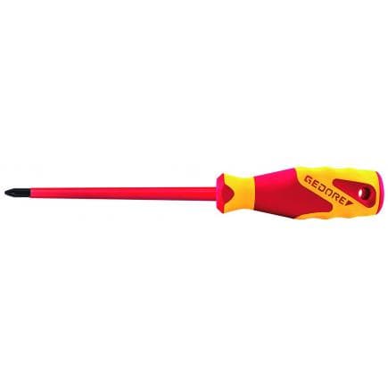 GEDORE 1612166 - Tournevis VDE pour vis cruciformes Pozidriv®