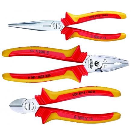 GEDORE 1550594 - Jeu de pinces VDE (3 pcs.)
