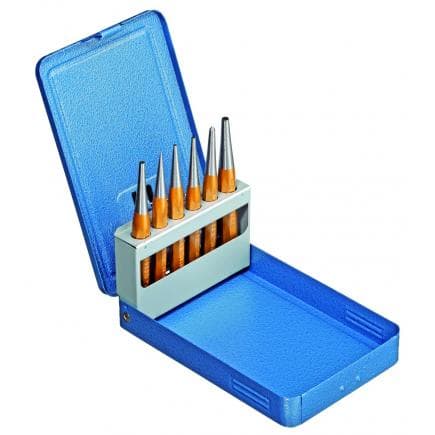GEDORE 8754060 - Jeu de poinçons en coffret métallique avec charnière (6 pcs.)