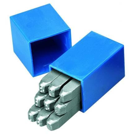 GEDORE 8605140 - Jeu de poinçons numériques (9 pcs.)