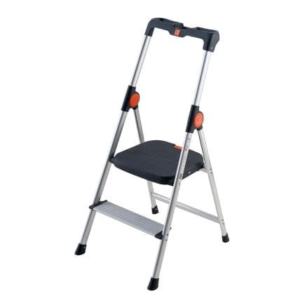 GIERRE B222 - Tabouret Dekorstep en aluminium, 2 marches