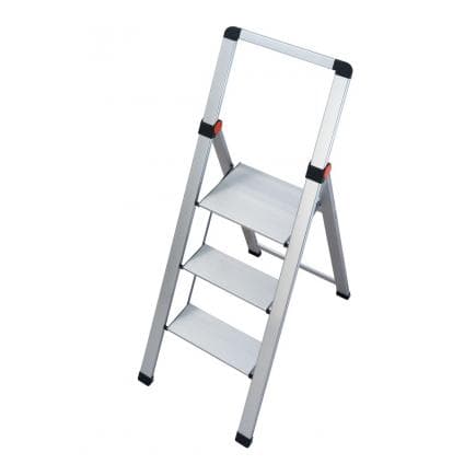 GIERRE BS300 - Tabouret en aluminium avec garde-corps haut