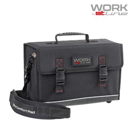 GT LINE BTP 01 R - Sac à outils en tissu résistant à la déchirure 375x155x250mm (vide)