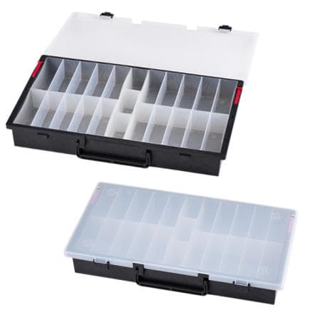 GT LINE AIBOX6.B1 - Organisateur avec couvercle amovible, avec casiers