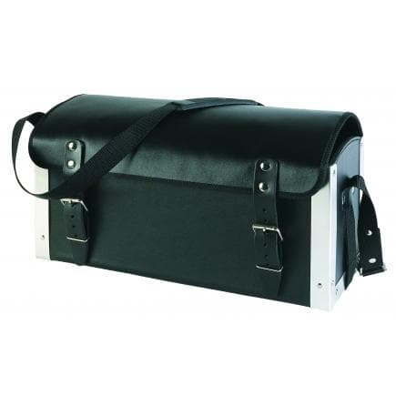 GT LINE BCF134 - Sac à outils en cuir véritable, avec renforts en aluminium, petit