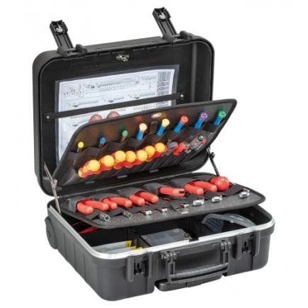 GT LINE BOXER WH PTS - Valise chariot porte-outils en polypropylène, PTS