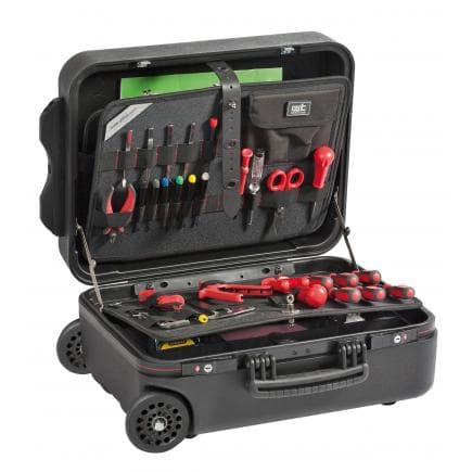 GT LINE NM WHEELS PEL - Valise chariot porte-outils en polyéthylène à double paroi
