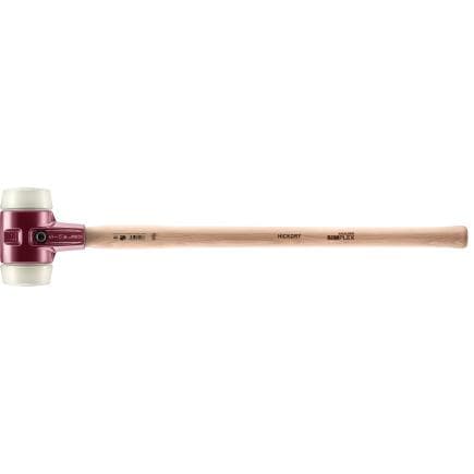 HALDER 3008.061 - Marteaux de frappeur SIMPLEX-Nylon avec boîtier en fonte malléable manche en bois hickory de haute qualité