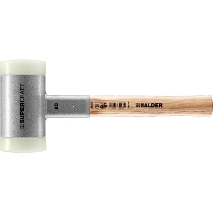 HALDER 3366.020 - Maillets SUPERCRAFT-avec manche vernis en Hickory réduisant les vibrations ergonomique