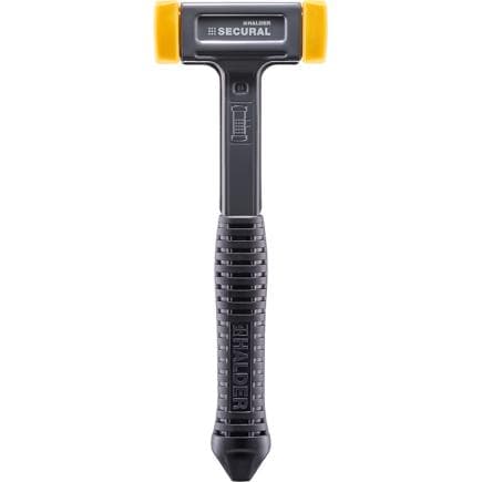 HALDER 3380.140 - Maillet SECURAL plus-Tête et manche incassables fabriqués dans une seule et même pièce d'acier embouts rectangulaires avec...