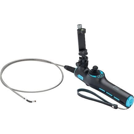 HAZET 4812-24/4AF - Jeu de vidéo-endoscope HD avec sonde articulée de 360° ø 3,9 mm