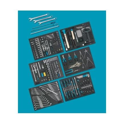 HAZET 0-2900-163/264-BMW - Assortiment d'outils dans une garniture en mousse souple (264 pcs.)