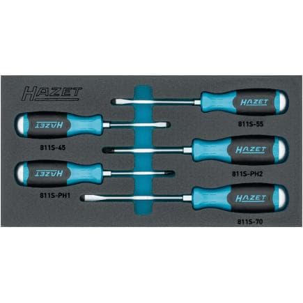 HAZET 163-264/5N - Jeu de tournevis avec percuteur (5 pcs.)