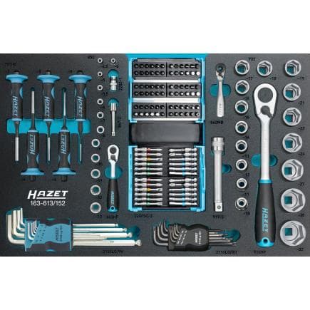 HAZET 163-613/152 - Jeu d'outils (100 pcs.)