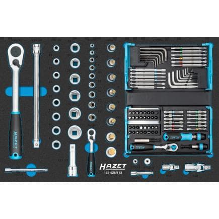 HAZET 163-625/113 - Jeu de clés à douilles (113 pcs.)