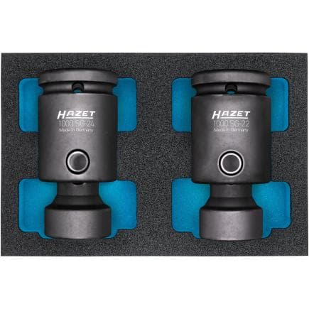 HAZET 1000SG-2224/2 - Jeu de clés à douilles à chocs 3/4" (2 pcs.)