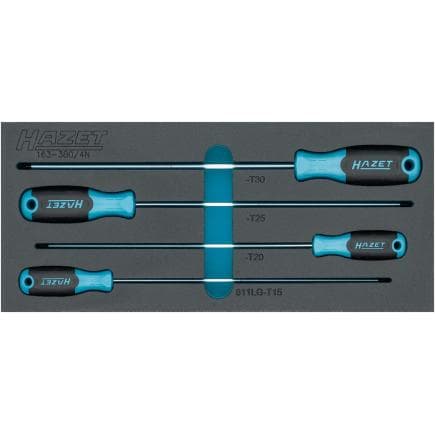 HAZET 163-380/4N - Jeu de tournevis TORX® (4 pcs.)