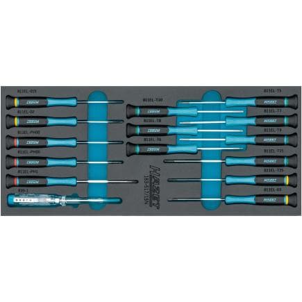 HAZET 163-517/15N - Jeu de tournevis électroniques (15 pcs.)