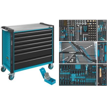 HAZET 179NXXL-7/352 - Servante d'atelier Assistent 179NXXL avec assortiment (352 pcs.)