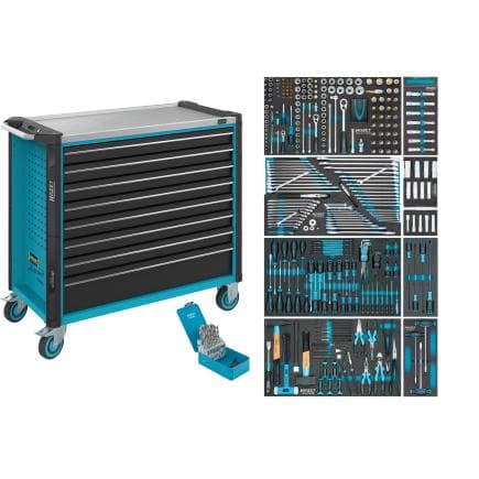 HAZET 179NXXL-8/399 - Servante d'atelier Assistent 179NXXL avec assortiment (399 pcs.)
