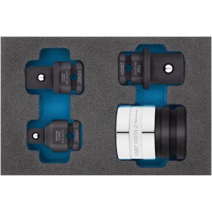 HAZET 1003S/4 - 1/2" Jeu d'adaptateur de changement rapide de visseuse à chocs