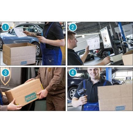 HAZET SP2 - Coffret pour l'entretien d'outils pneumatiques SP2