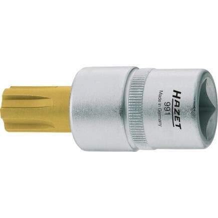 HAZET 991-8 - Embout de clé à douilles court Ribe-CV avec adaptateur carré intérieur 1/2"