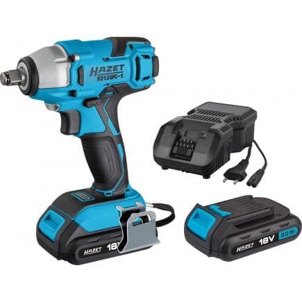 HAZET 9212SPC-1/4 - Visseuse à impulsions sans fil 1/2" - avec deux batteries et chargeur