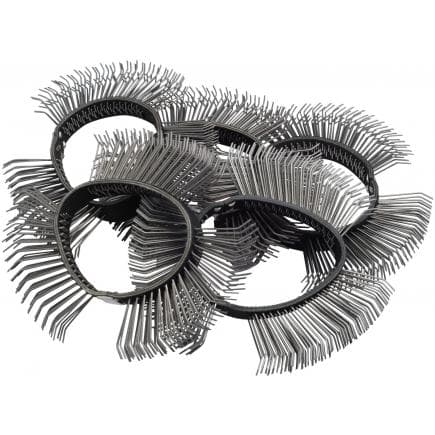 HAZET 9033-6-03/5 - Disque à lamelles rotatif largeur 11 mm grain grossier pointes incurvées (5 pcs.)