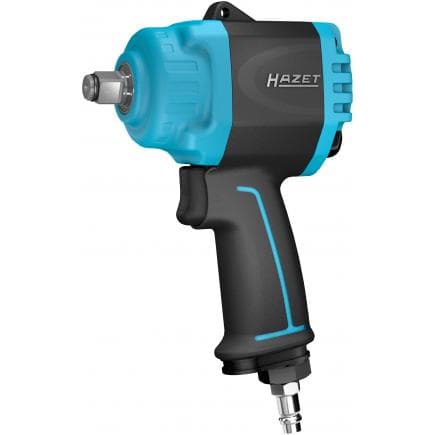 HAZET 9012MTT - Mini visseuse à impulsions extra courte avec technologie Twin Turbo 1/2"