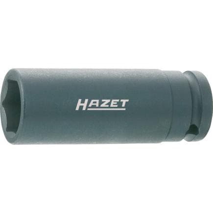 HAZET 900SLG-19 - Embout de clé à douilles hexagonal long avec adaptateur carré intérieur 1/2" avec profil de traction à alésage